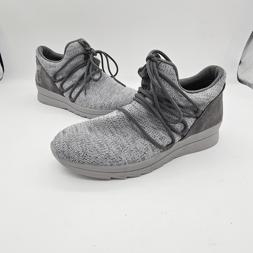 Aqua College Womens Shyla Sneakers Multi Knit Leather Lace Up Waterproof Grey 11 - Picture 12 of 14